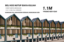 Rumah Kost di Dau 10 Pintu, Dekat Univ. Muhammadiyah Malang