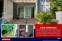 Rumah Full Furnished Di Ijen Nirwana, Kondisi Siap Huni