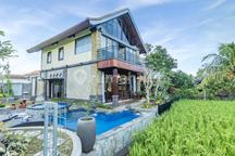 For Rent Villa Ubud Kemenuh View Of Rice Fields 3 Bedroom