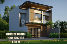 Rumah Cluster Damai, Sleman Jogja, Dekat Pusat Kota 2 Lantai 3 Kamat Tidur bisa Cutom Desain