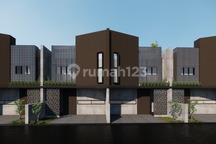 Dekat Pasar Gentan Rumah 2 Lantai Model Industrial bisa KPR