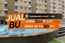Jual Bu Apartemen Casablanca East Residence 2Br Unfurnished