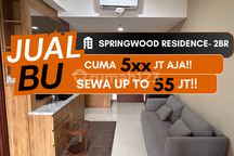 Jual Apartemen Springwood Residence 2Br Dekat Binus Alam Sutera