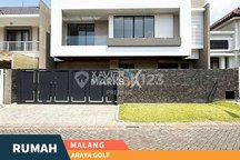 Rumah Baru Gress Design Modern di Private Cluster Araya Golf, Blimbing Kota Malang