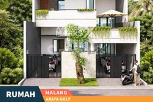 Rumah Proses Bangun Desain Modern Nyaman di Araya Golf Malang