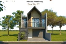 rumah naskah palembang type 80 scandinavian 