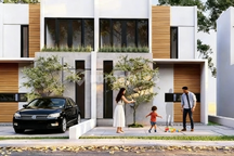 Rumah di Diamond City, Dekat Pusat Kota. Lingkungan Asri