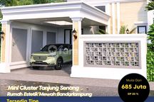 Rumah Asri Design Moderen Tanah Luas Tanjung Senang Bandarlampung