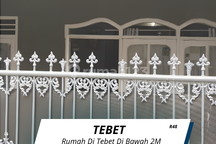 Jual Rumah di Tebet Hitung Tanah di Bawah 2M