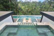 Villa Mewah Baru Full View Hutan Di Tampak Siring