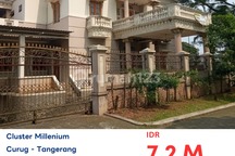 Dijual Lelang Rumah Besar Mewah Luas 1.194 Meter, Murah di Perum Taman Permata Binong Curug Tangerang