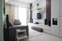For Sale, Casa Grande Residence, Sophisticated 2 Bedroom 78 Sqm Apartment With Premium Furnishings And Direct Kota Kasablanka Mall Access.