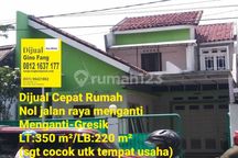 Dijual/sewa Rumah Jalan Raya Menganti Gresik