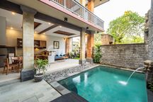 Rumah Villa 2 Kamar Luas Tanah 300M2 di Ubud Gianyar