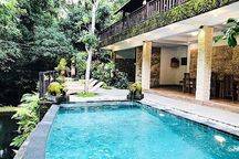 Dijual Villa Komplek Di Ubud view air terjun dan sungai
