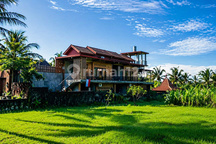 Villa View dengan View Sawah Abadi dan Gunung Agung
