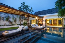 Villa Seminak Batu Beliq 300 meter ke pantai (AMJSEM90) 