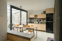 Rumah full furnished minimalis cocok untuk Airbnb di gegerkalong setiabudi bandung