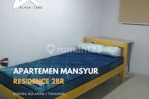 Disewa Bulanan Apartemen Mansyur Residence 2Bedroom