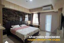 Disewakan 1 Unit Apartement Podomoro Tower Lincoln (Diatas Mall Delipark) Type Studio