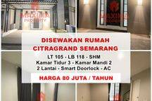 Disewakan Rumah Cluster Citragrand Tembalang Semarang