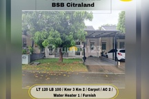 Rumah Furnished Satu Lantai Bukit Semarang Baru Bebas Banjir