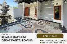 Rumah Murah Minimalis Siap Huni Di Dekat Pantai Lovina
