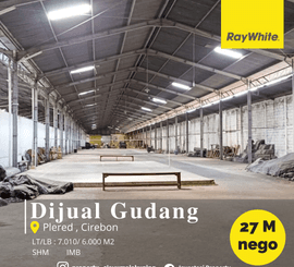 Dijual Gudang Siap Pakai Plered, Cirebon