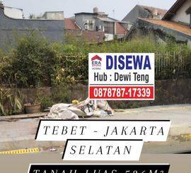 Disewakan Tanah kosong untuk usaha di Tebet Barat