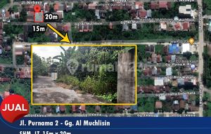 Dijual sebidang tanah Jl. Purnama 2 Gg. Al-Muchlisin, SHM