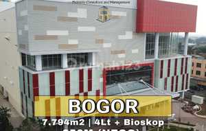 Land for Sale in Bogor with a Building on Top, Not Yet Operational, Equipped with Elevator and Escalator.