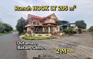 Dijual Murah Rumah Hook 2 Lantai Dutamas di Batam Centre