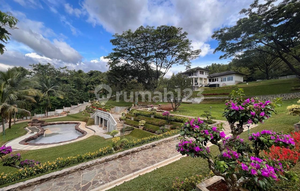 Luxury Home with Private Home Theater, Private Swimming Pool, Fish Pond, and Very Spacious Garden in Sentul City, Bogor.