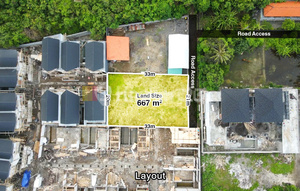 Very Rare Rental Land In Sanur Villa Area Close To Dyatmika School