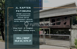Jual/Sewa. Bangunan Jl. Kapten Patimura. Prime Location Medan
