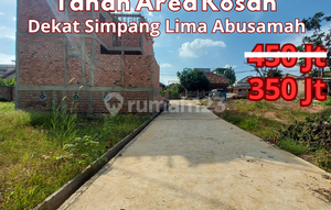 Lingkungan Perumaha dan Kosan di Simpang Lima Abusamah: SHM