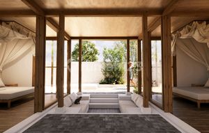 Lavana Limasan Villa Made Of Wooden Teak,Located In Lancing Beach Lombok