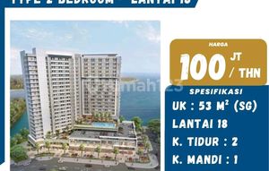 For Rent: Delft 2-Bedroom Apartment in Citraland City CPI