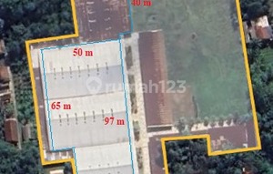 Factory for Sale Cheap Negotiable HGB, Complete Facilities: Tap Water, Well Water, Many Toilets, Wide Road, Security Post, Tronton Access in Cilacap, West Java