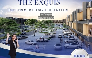 Commercial Hadap Jalan The Exquis BSD City Lokasi Prestisius 3,1M