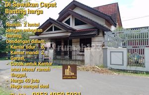 Rumah bagus di sewakan murah, sebagian barang