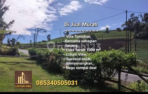 For Sale Cheap Tomohon Villa with Some Items, Cool and Beautiful View