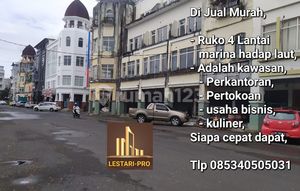 For Sale Cheap Marina Shop House Facing Sea, 4-Story Shop House