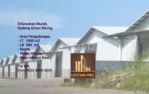 Disewakan Murah Gudang Girian Bitung, Area Pergudangan, Ready