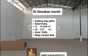 Warehouse for Rent, Ready to Use, In City, Main Access
