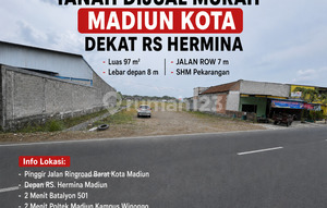 Tanah Dijual Murah Madiun Kota Dekat Rs Hermina