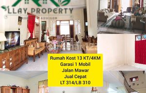 Rumah Kost 2 Lantai, 13 Kt, Pusat Kota Di Sario, Lt 314