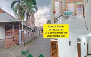 Dijual Kost-kostan 17 Kamar, Full Terus, Dekat Kampus Unsrat, Dekat Rumah Sakit, Hanya 500 Mtr Dari Jalan Raya
