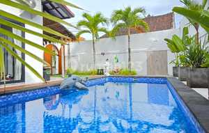 Villa 3Br Kerobokan Kolam Renang Wifi Murah 6 Menit Slk Scholl
