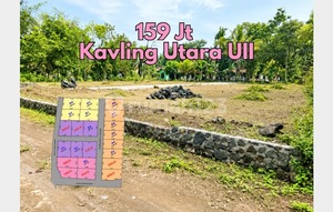 159 Jt Cicil 12X Tanpa Bunga, Tanah Utara Uii Jalan Kaliurang